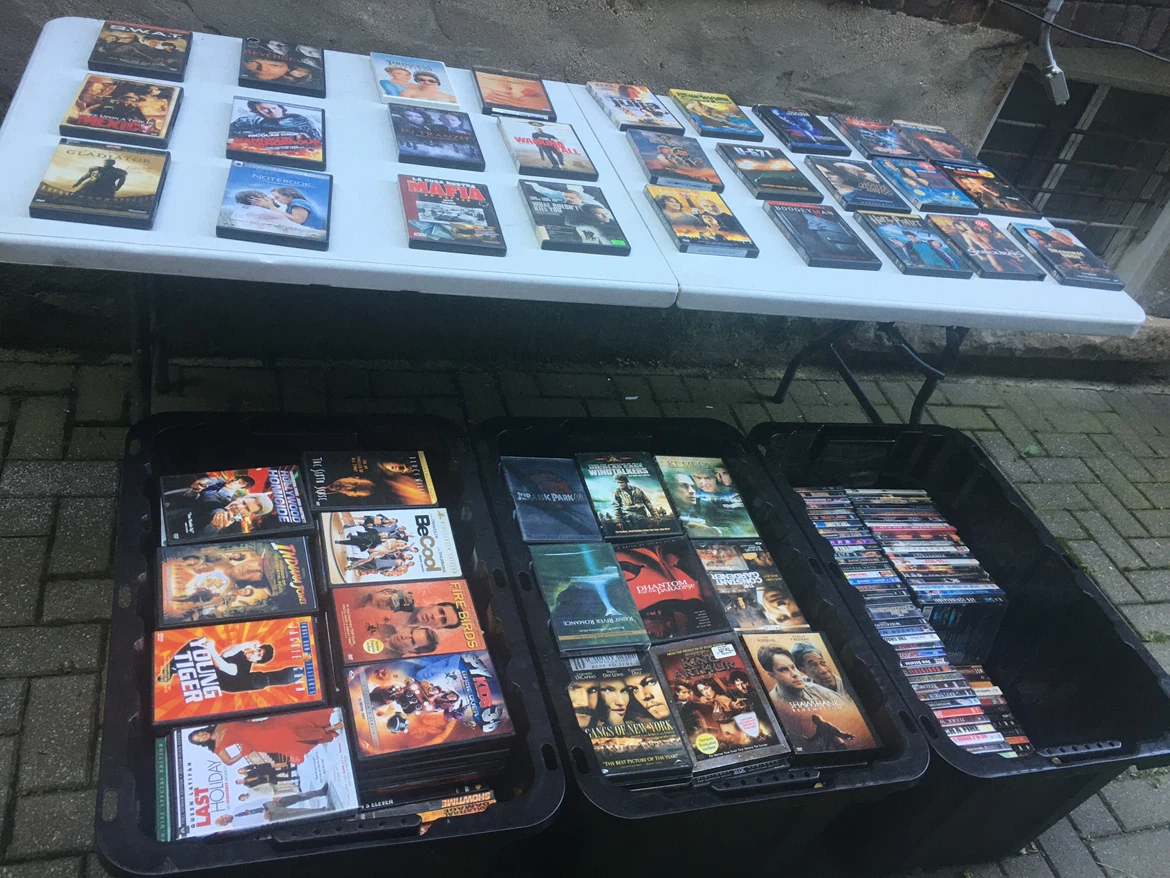541 Assorted DVDs - Various Titles