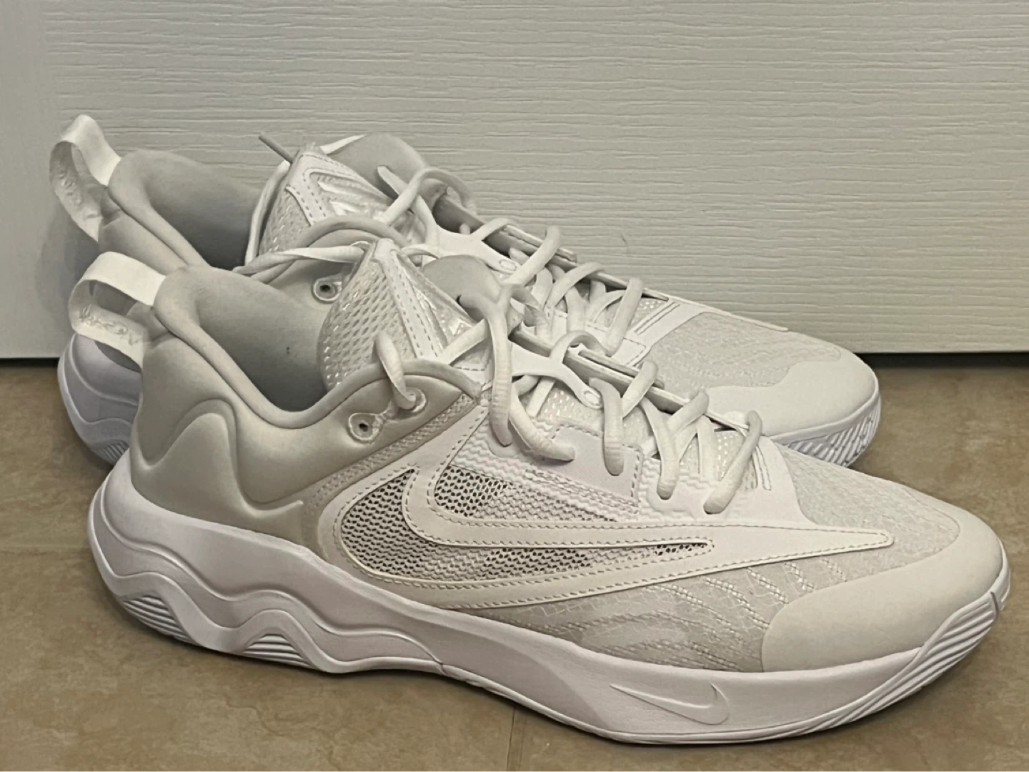 Nike Giannis Immortality 3 Triple White Basketball Shoes - photo 3