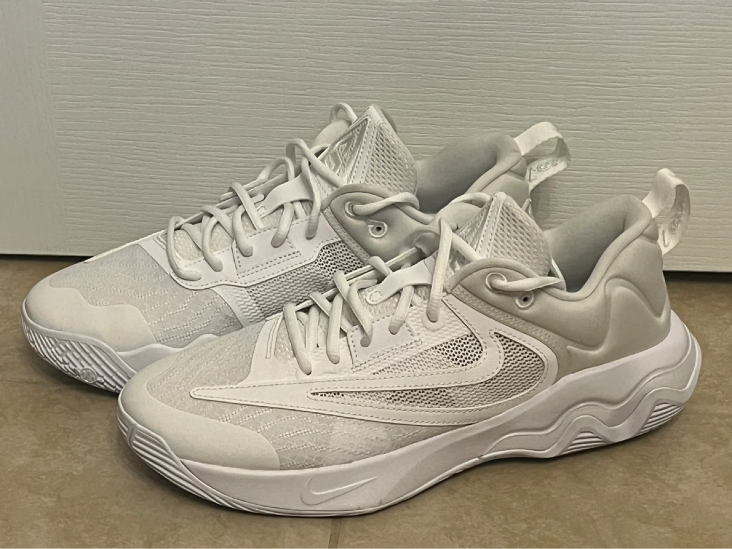 Nike Giannis Immortality 3 Triple White Basketball Shoes - photo 2