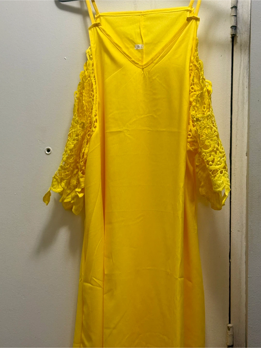 Vibrant yellow summer dress