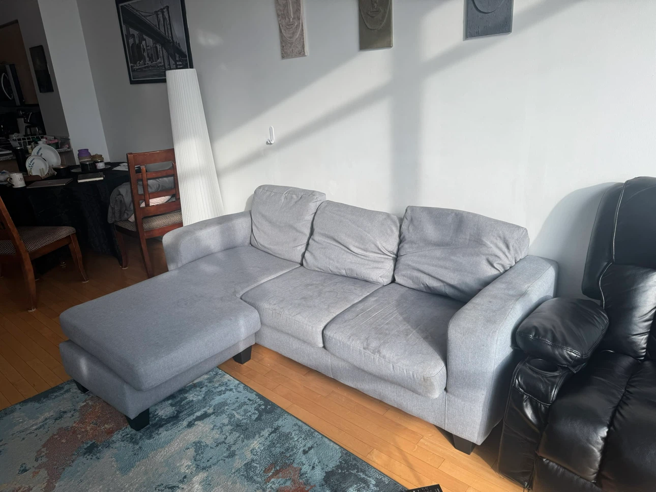 Grey Sectional Sofa - photo 3