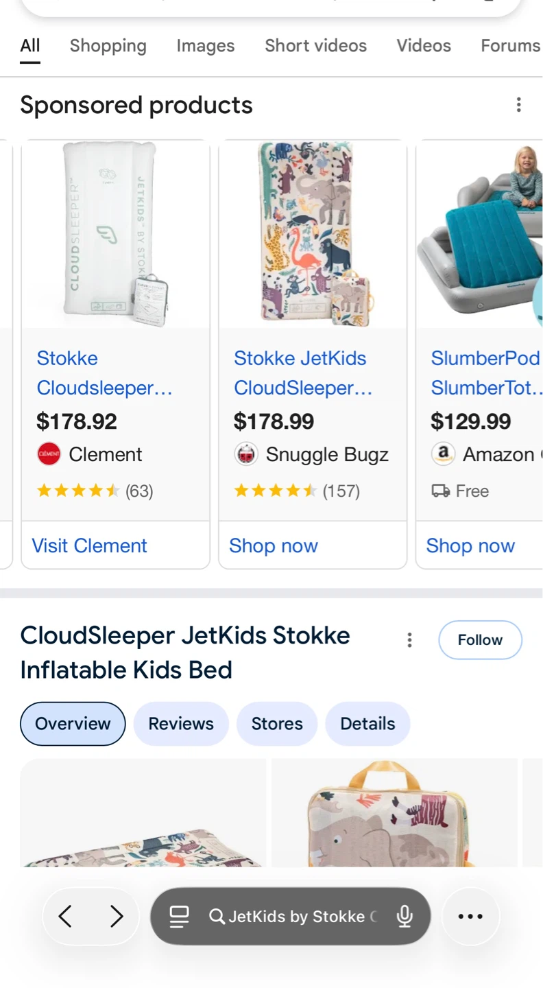 Jetkids by Stokke Cloud Sleeper Travel Bed - photo 2