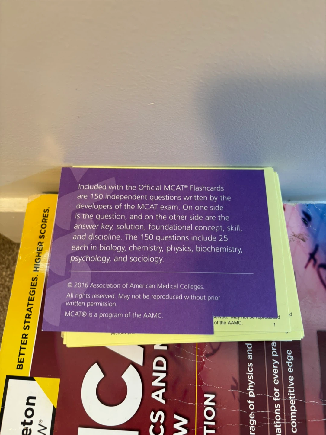 Official MCAT Flashcards and Review Books - photo 3