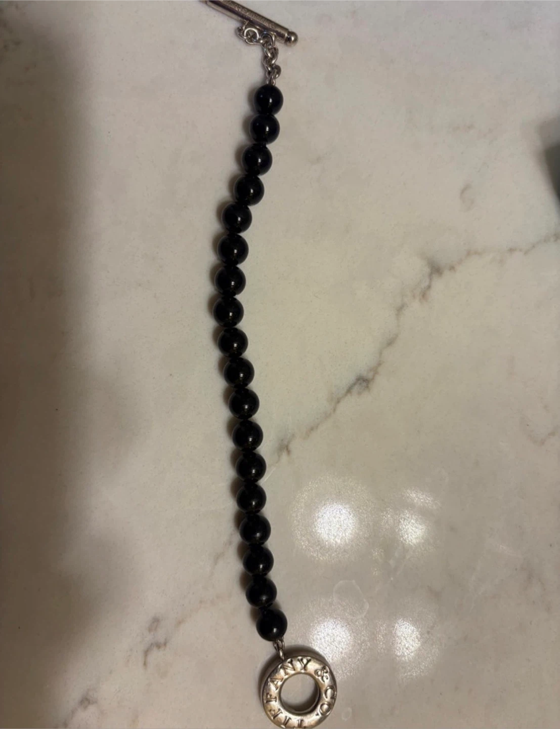 Tiffany & Co. Black Bead Bracelet - photo 2
