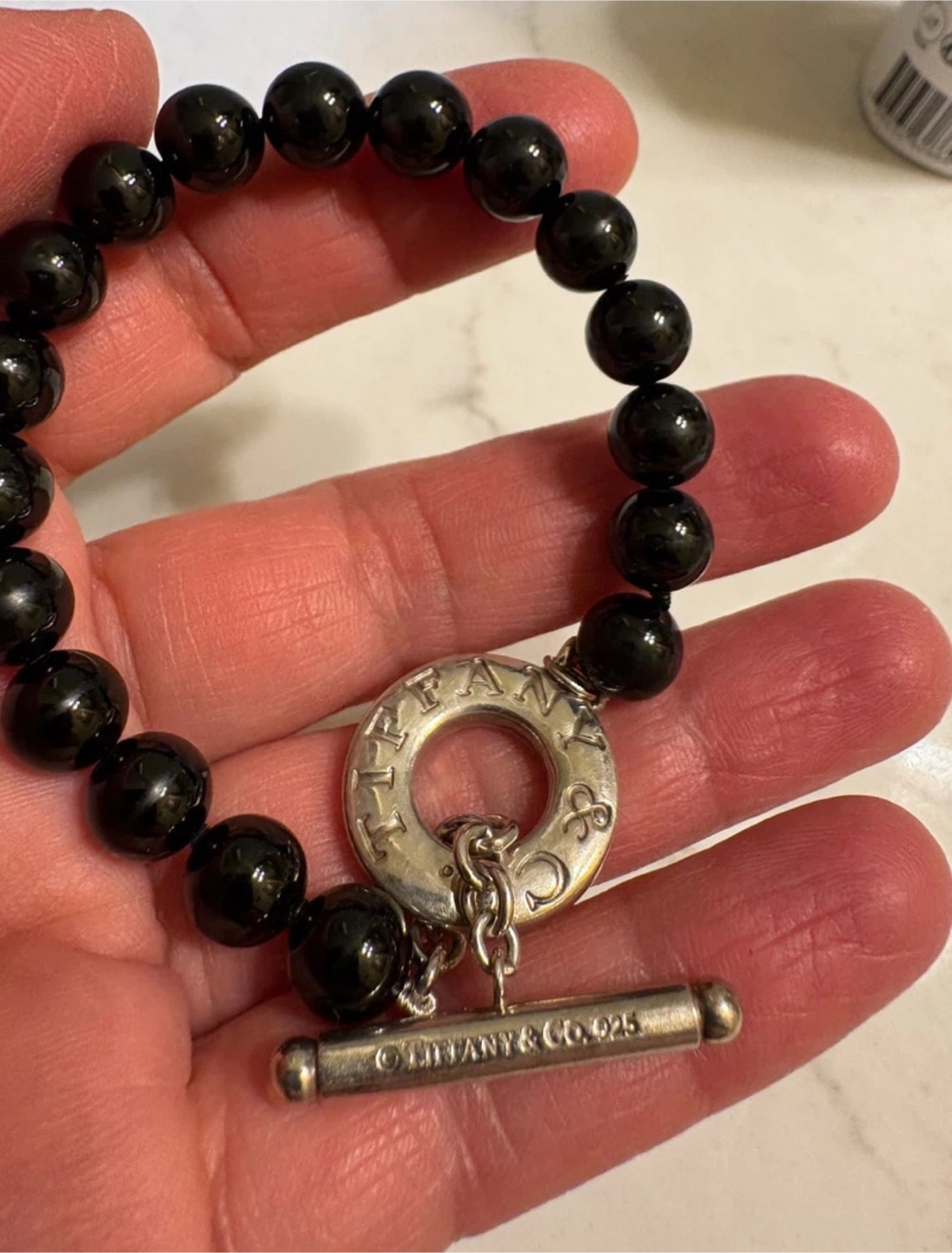 Tiffany & Co. Black Bead Bracelet - photo 3