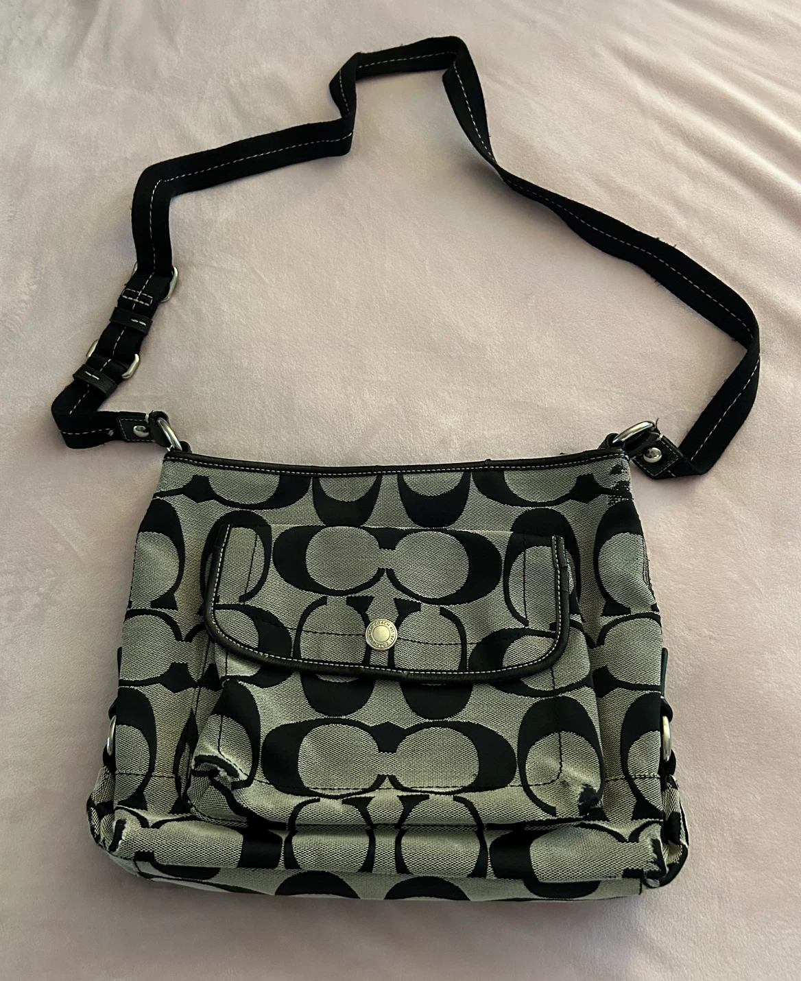 Coach "Kyra" Signature Crossbody Bag