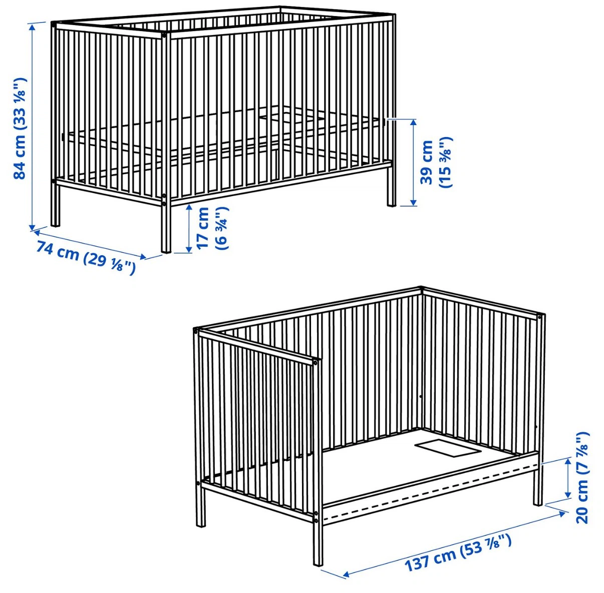 IKEA SNIGLAR CRIB *DISASSEMBLED* - photo 2