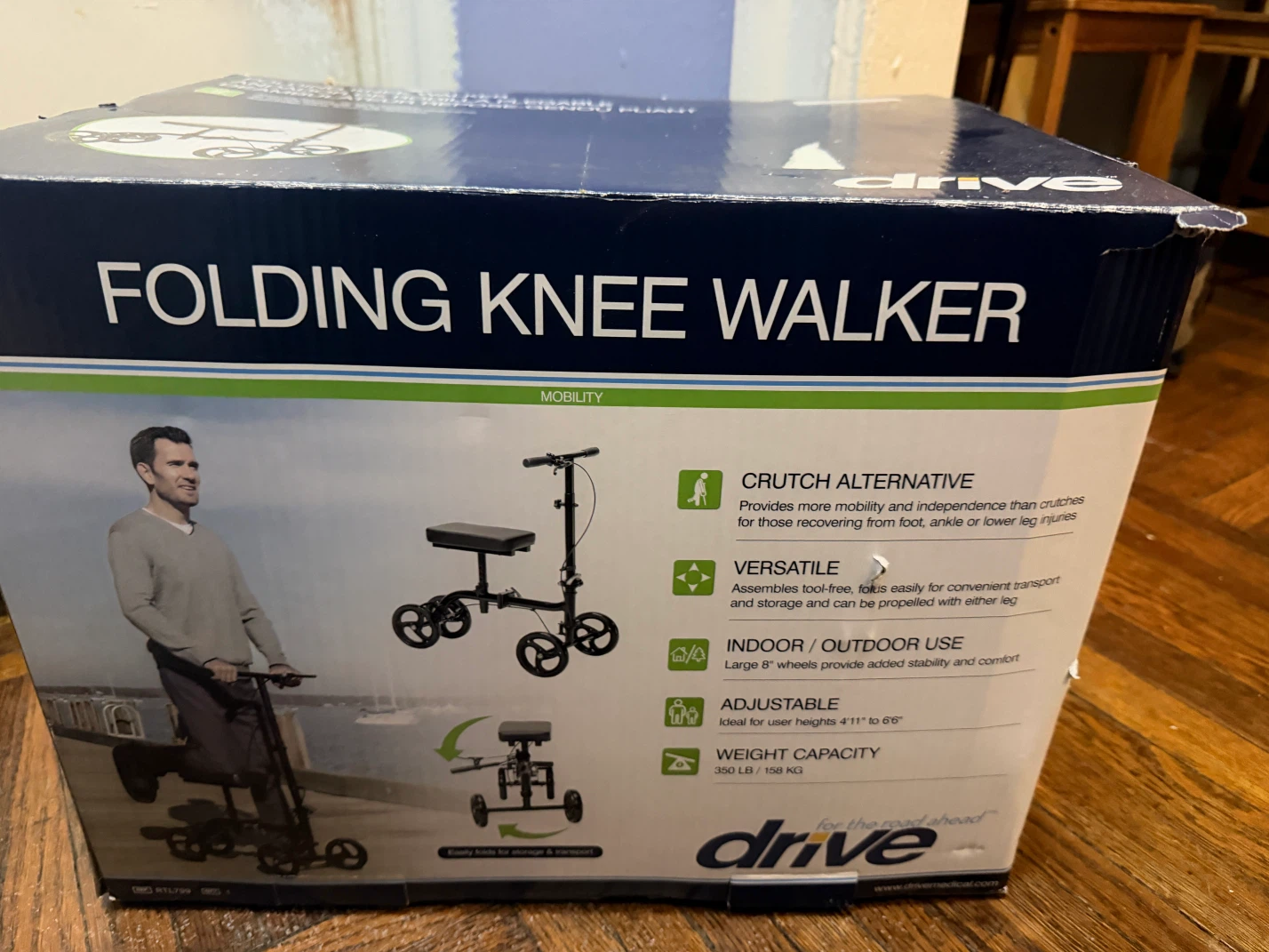 Drive Folding Knee Walker - photo 2