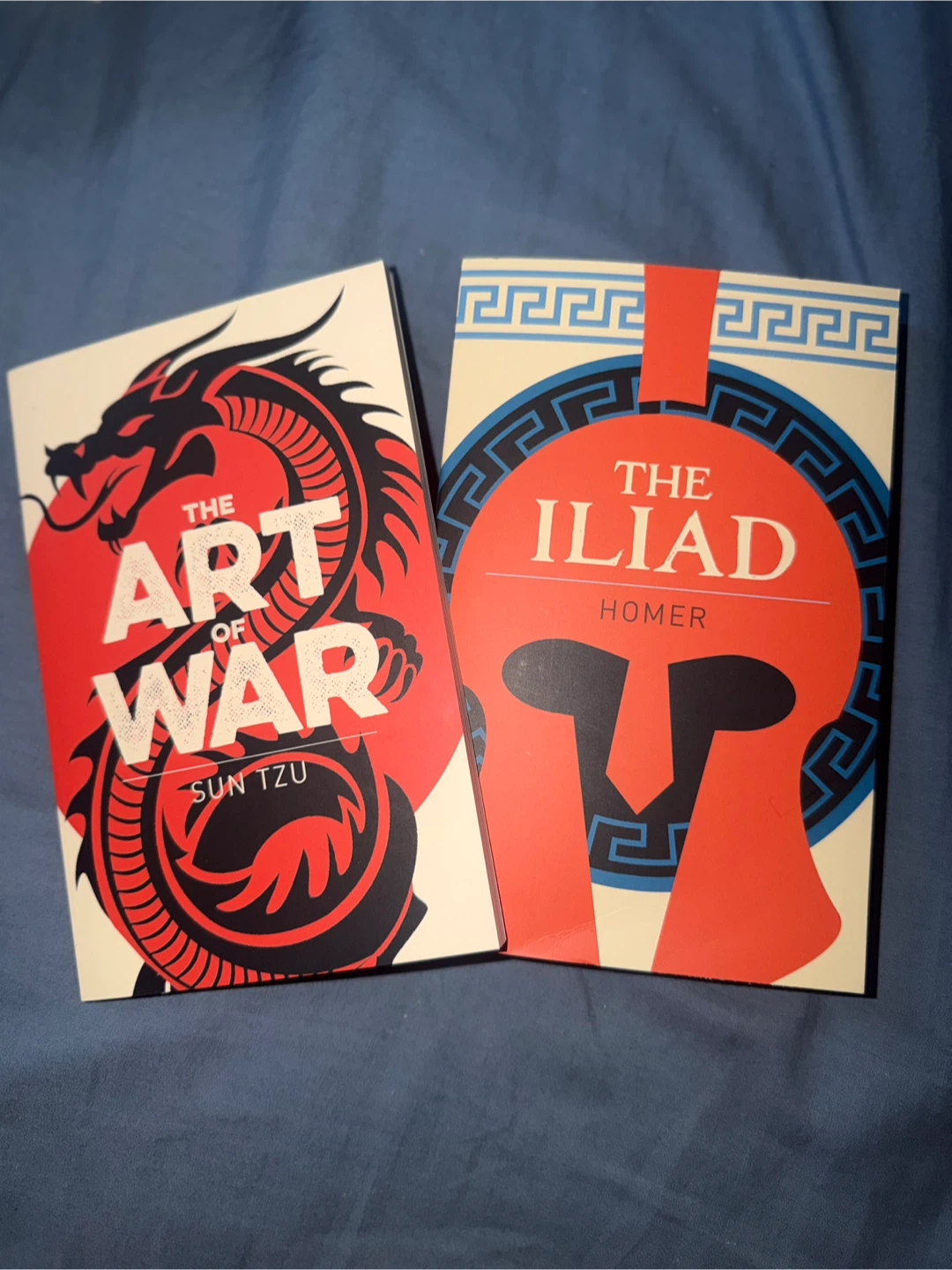 The Iliad by Homer and The Art of War by Sun Tzu Books
