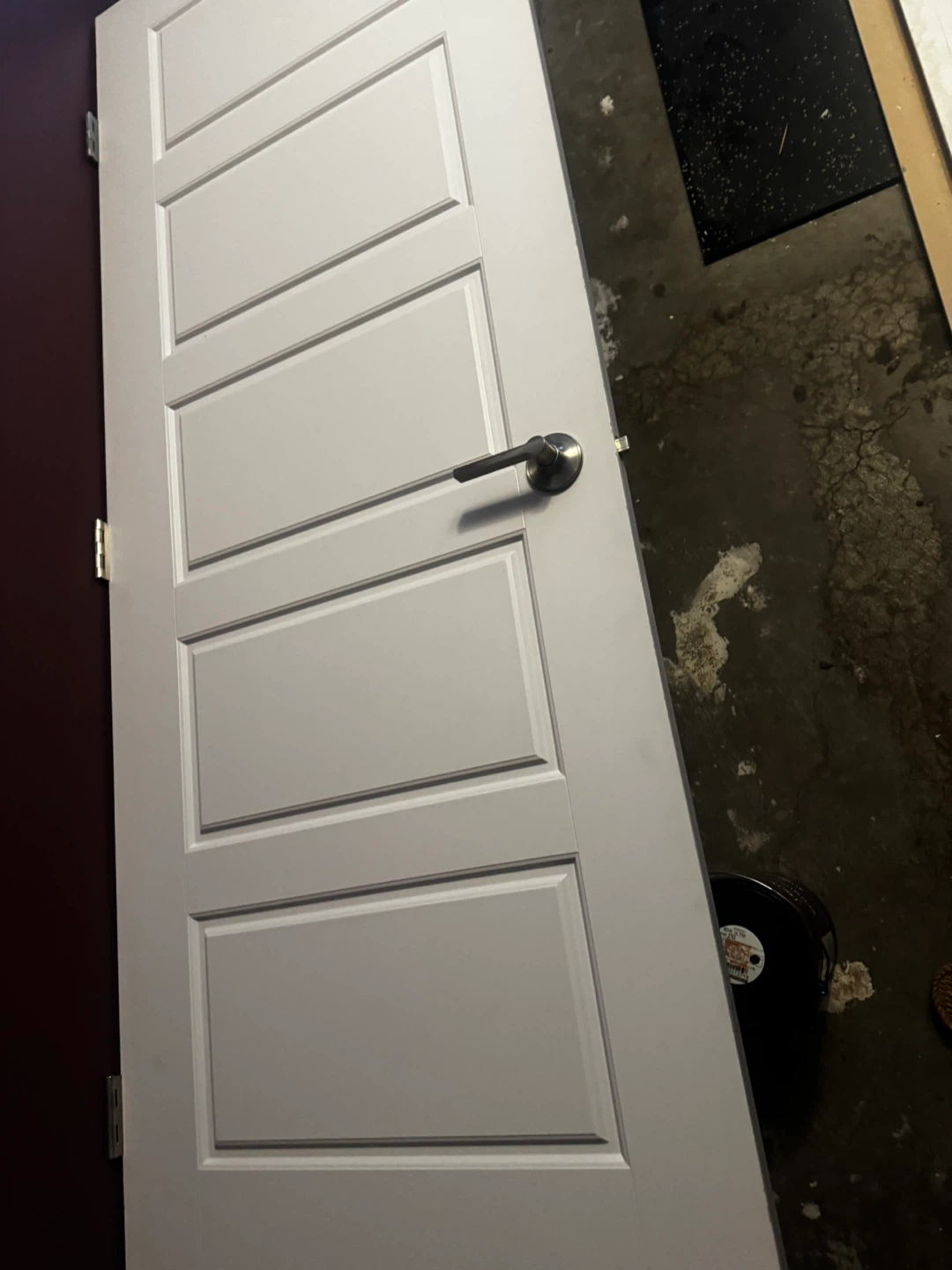 White 5-Panel Interior Door it’s paint oredy with hundle - photo 2
