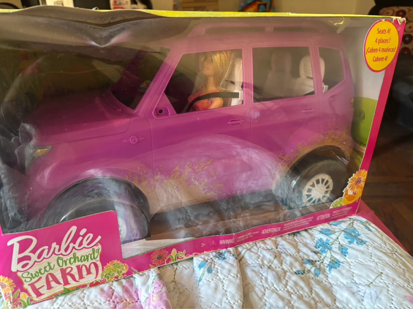 Barbie Sweet Orchard Farm Off-Road Vehicle Doll Playset - photo 2