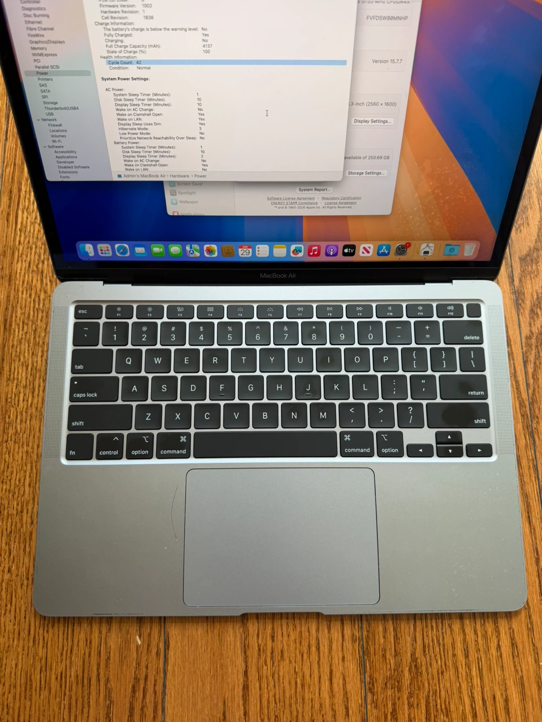 MacBook Air 13” 2020/8GB RAM/256GB SSD/Fully Functional - photo 5
