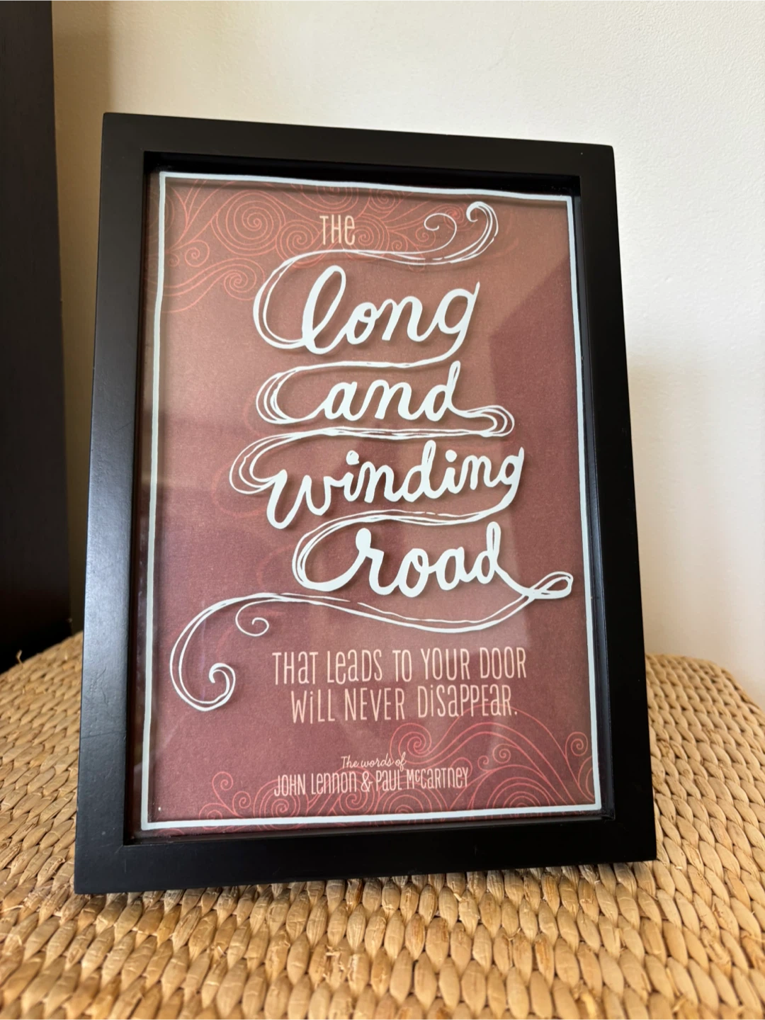 The Long and Winding Road Framed Print