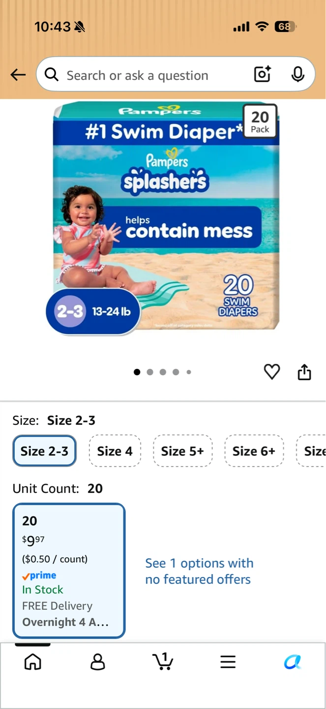 Swim Diapers - Size 2-3, 20 Count - photo 2