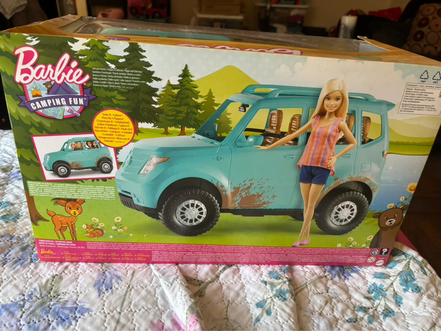 Barbie Camping Fun Doll and Vehicle Set - photo 2