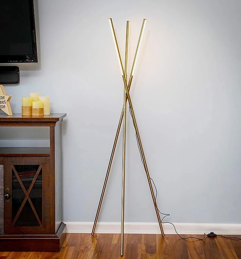 Stix LED Tripod Floor Lamp For Living Room - photo 2