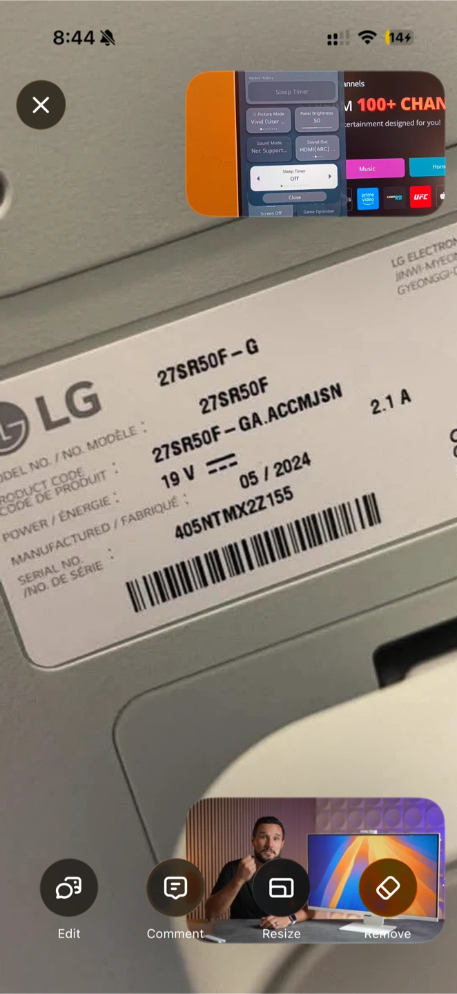 LG 27” Full HD Smart Monitor (27SR50F) with Remote | webOS | IPS - photo 3