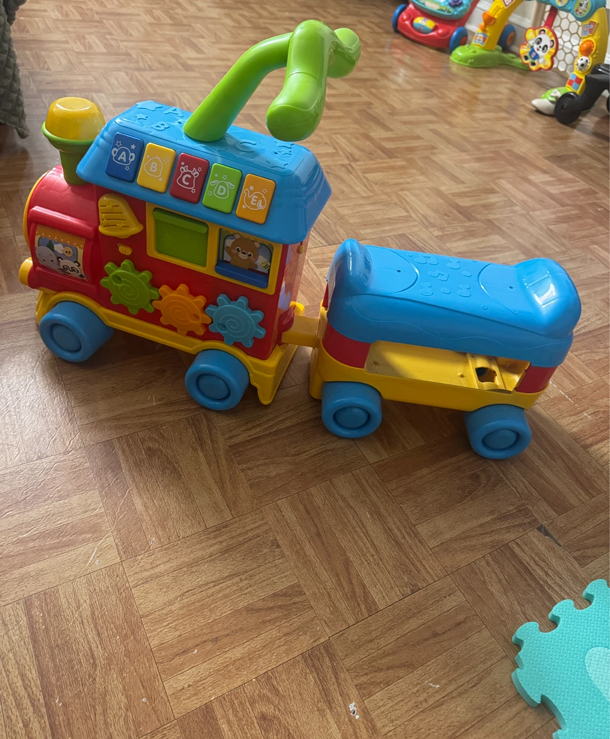 Winfun walker ride on learning train