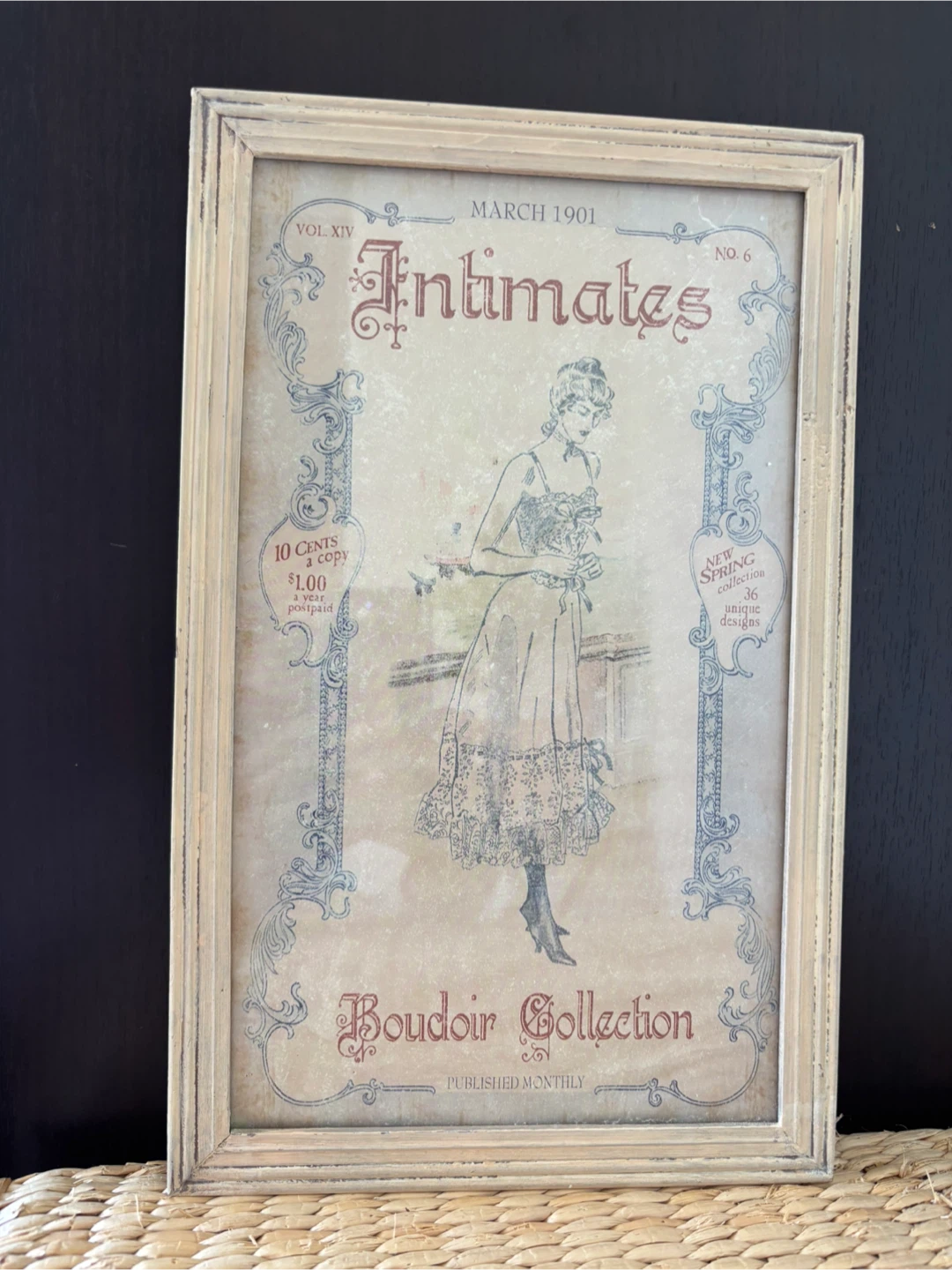 Frames vintage style art print- 1901 Boudoir Collection - photo 2