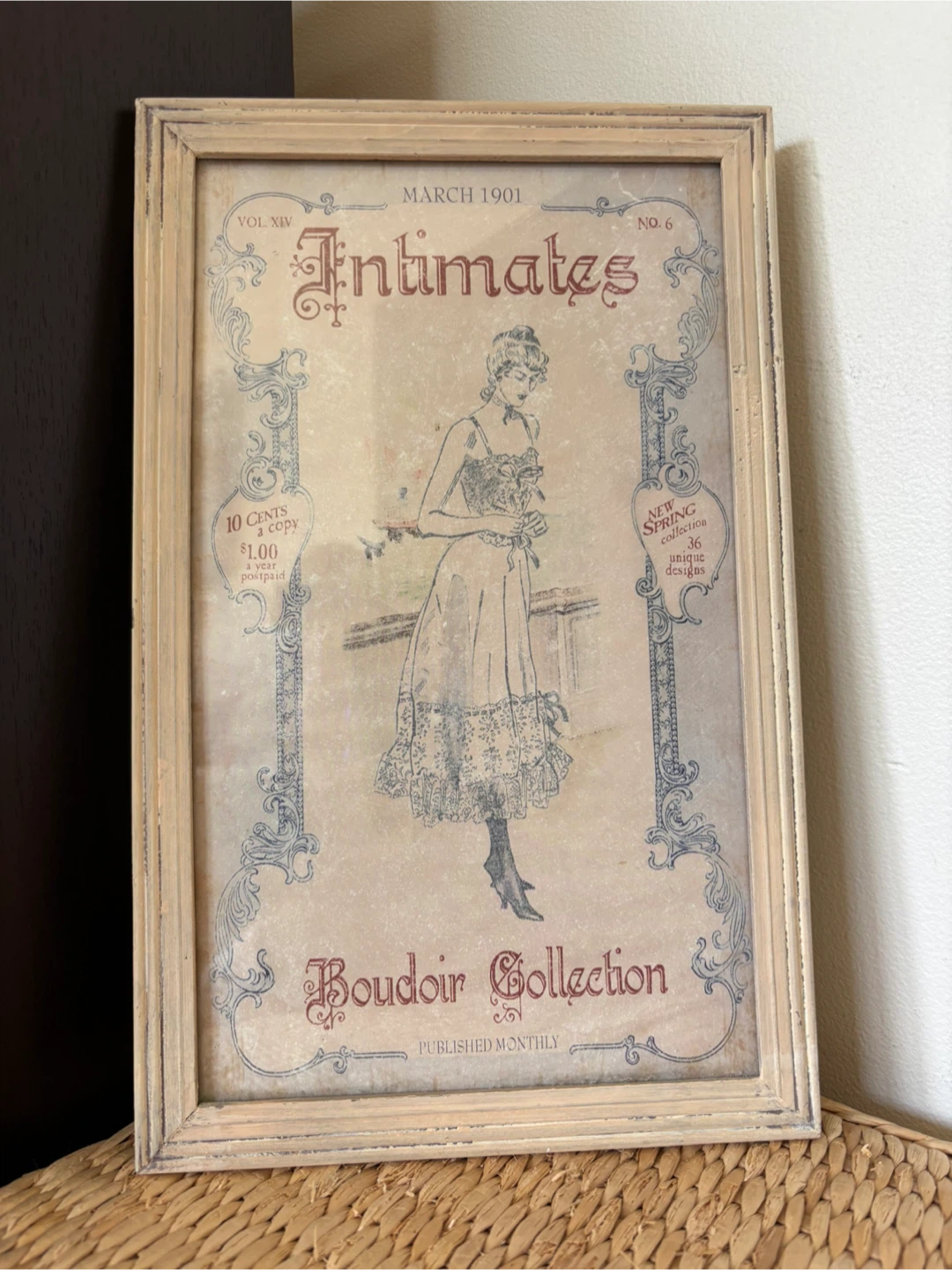 Frames vintage style art print- 1901 Boudoir Collection - photo 5