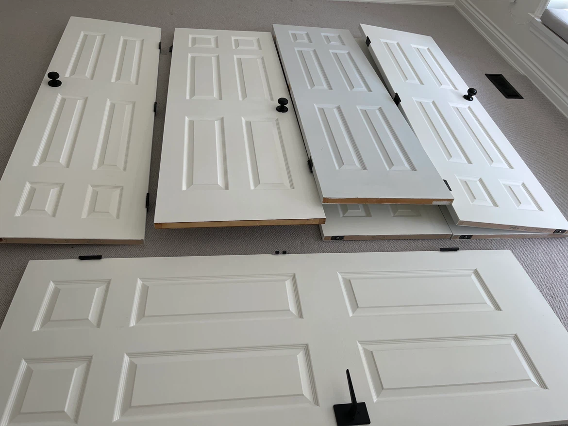 Five Interior Doors