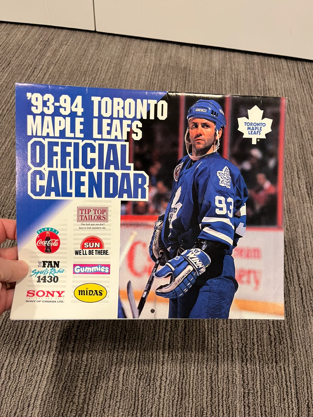 1993-94 Toronto Maple Leafs Official Calendar