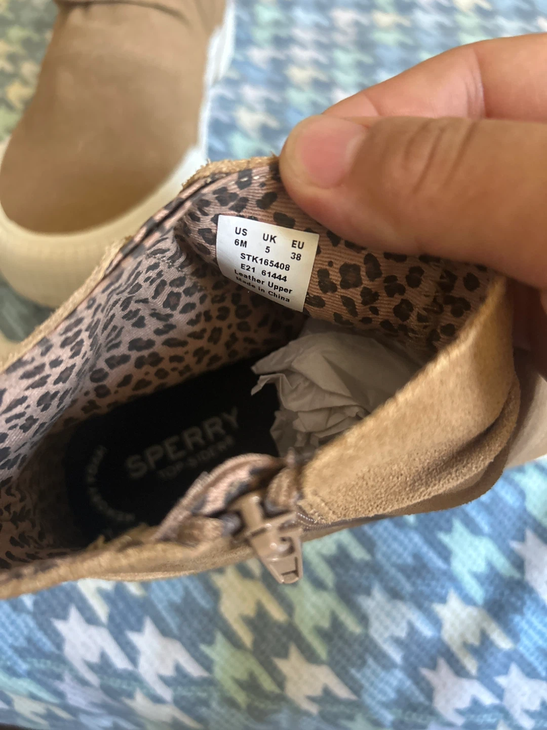 Sperry Top-Sider Tan Ruched Ankle Boots kid - photo 3