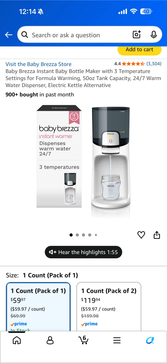 Baby Brezza Instant Baby Bottle Maker Warmer - photo 2