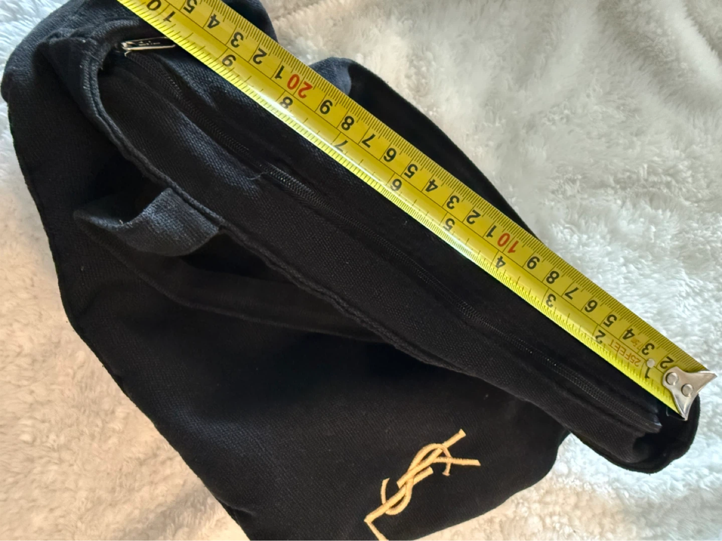 YSL Black Canvas Bag - photo 3