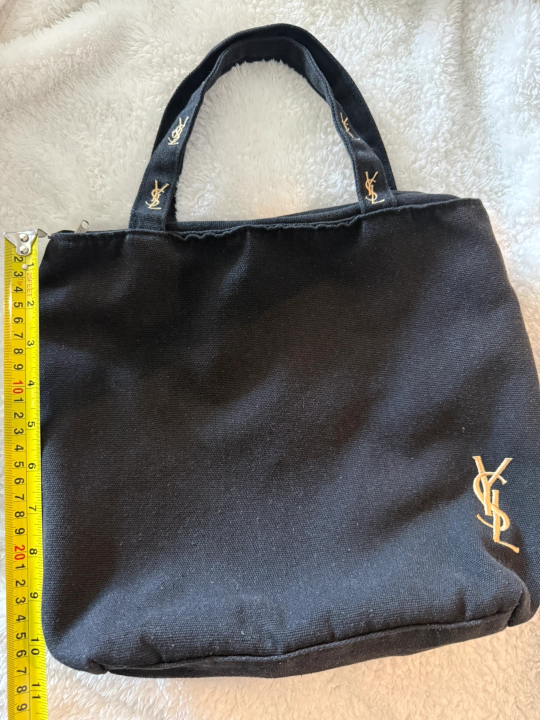 YSL Black Canvas Bag