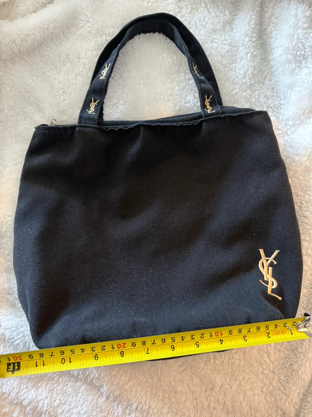 YSL Black Canvas Bag - photo 2