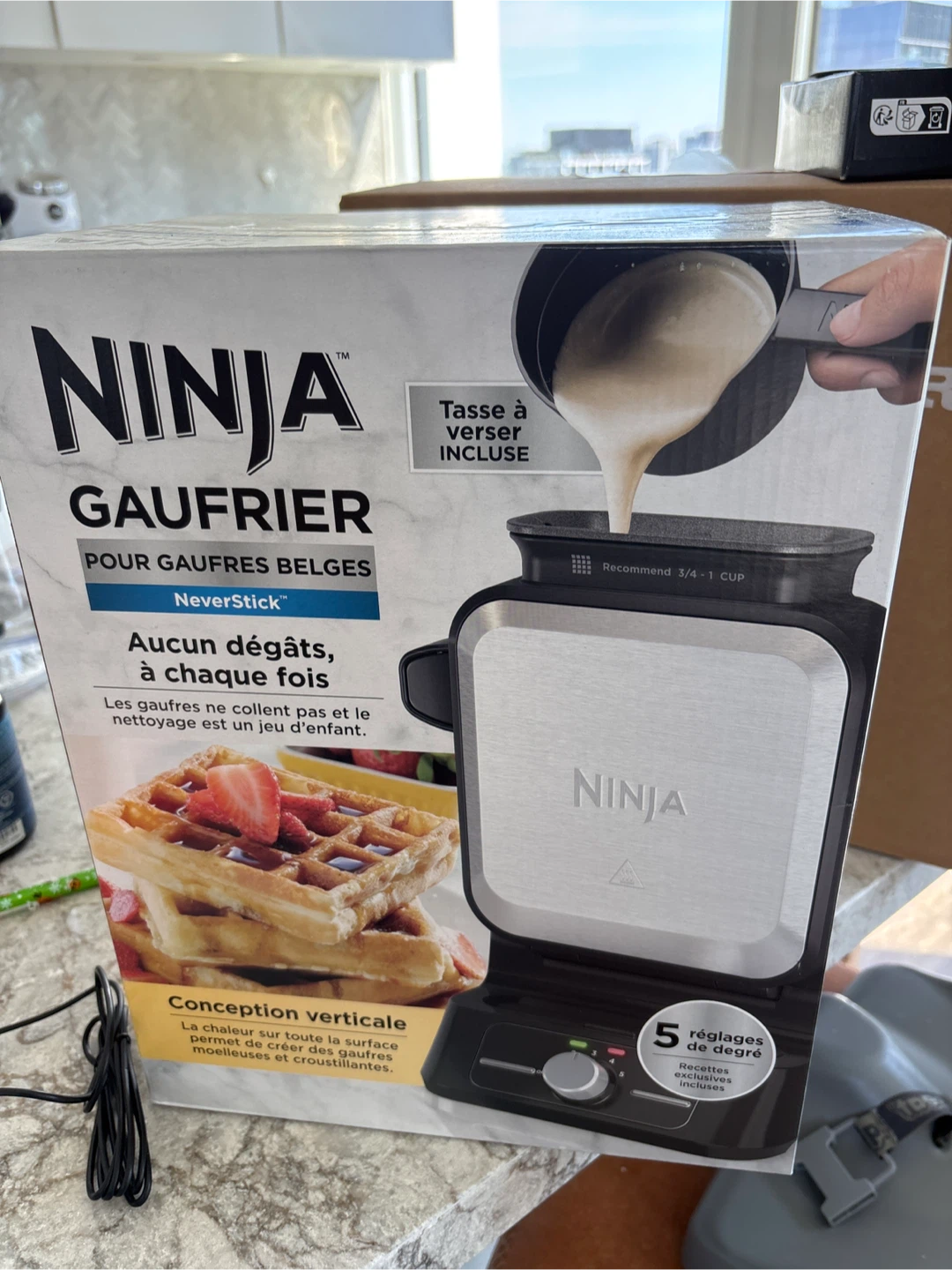 Ninja Belgian Waffle Maker (brand new!)