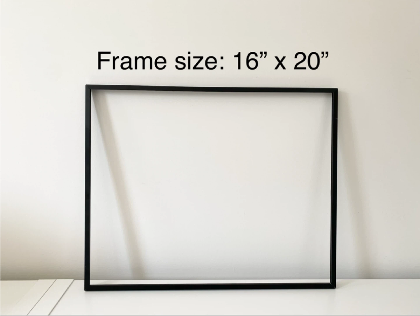 IKEA LOMVIKEN Black Aluminum Frame Outer Edge