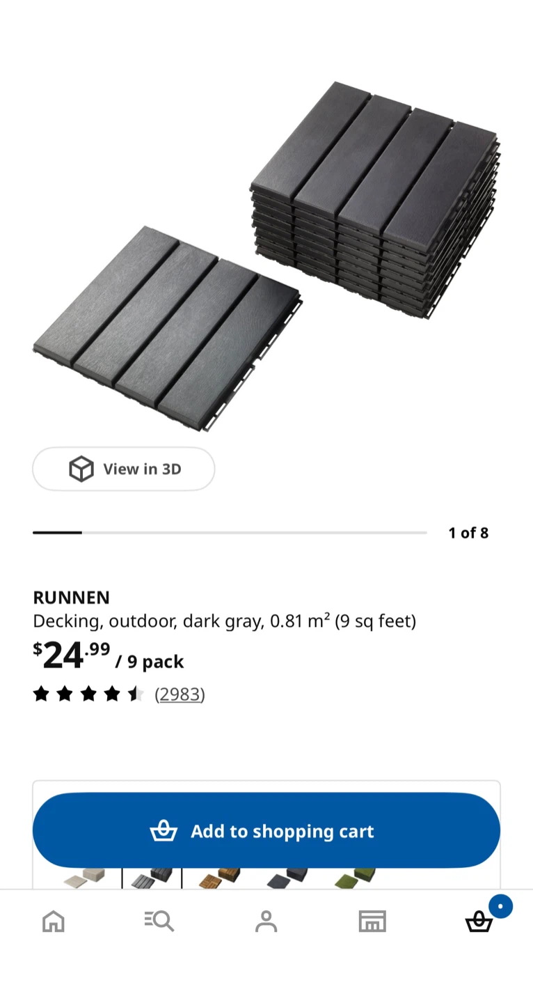 IKEA Runnen Tiles