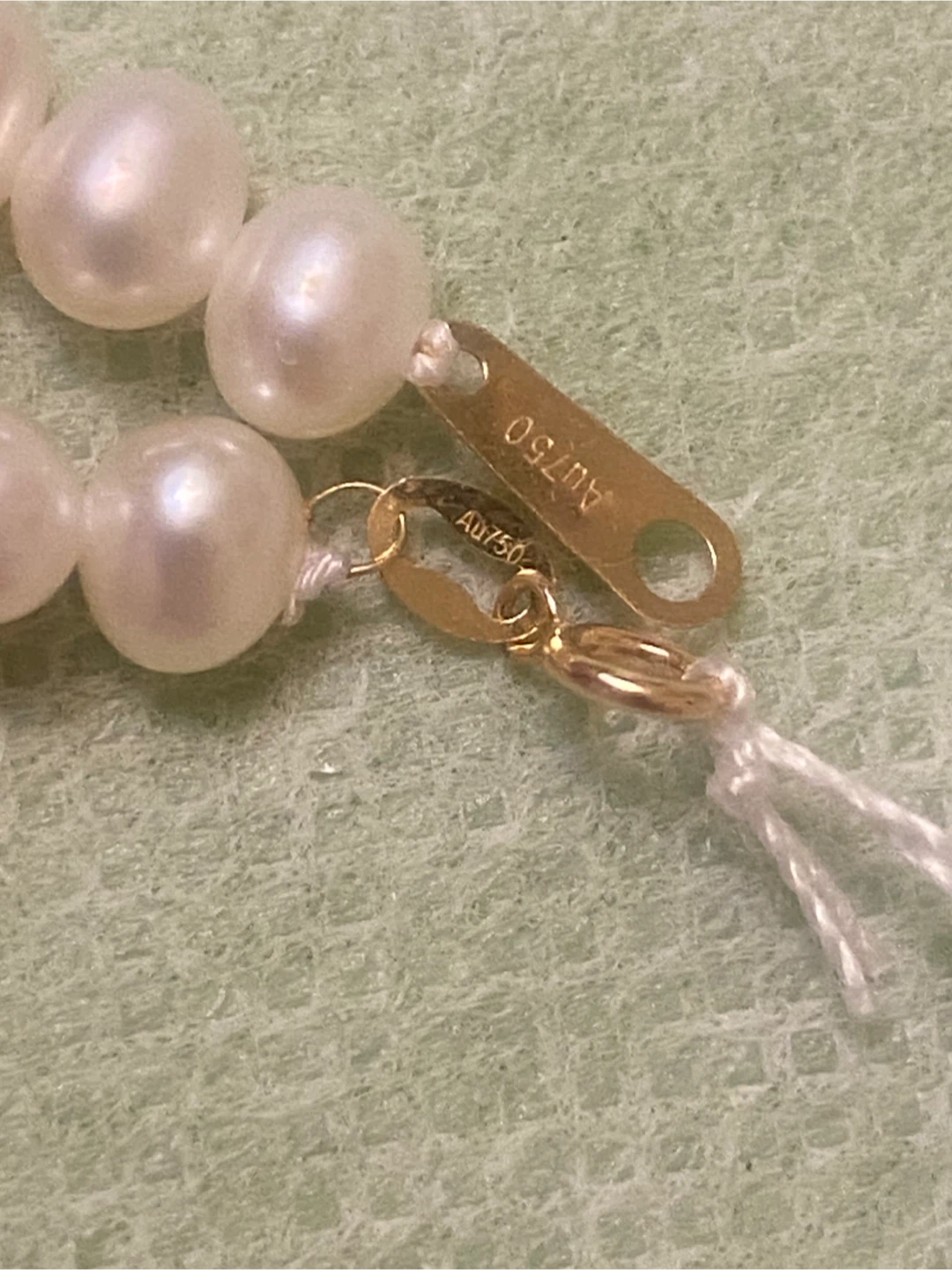 18K Gold & Baby pearls necklace - photo 5