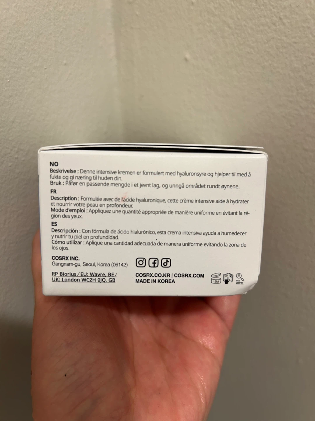Brand New COSRX Hyaluronic Acid Intensive Cream 100g - photo 4