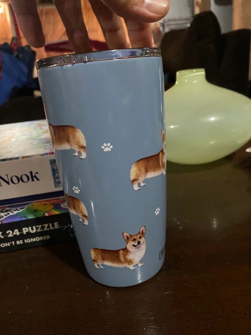 Serengeti Tumbler with Cute Corgi Print