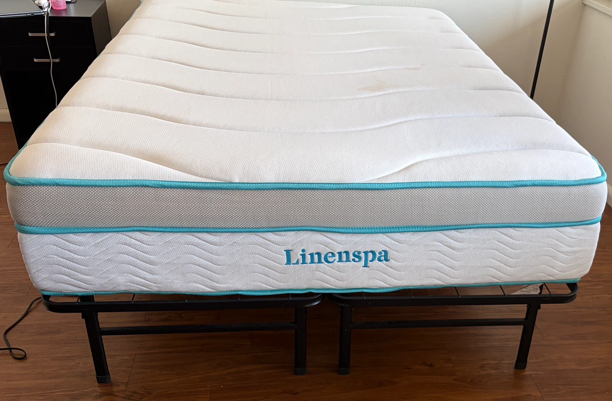 Linenspa Folding Metal Platform Bed Frame - Full Size