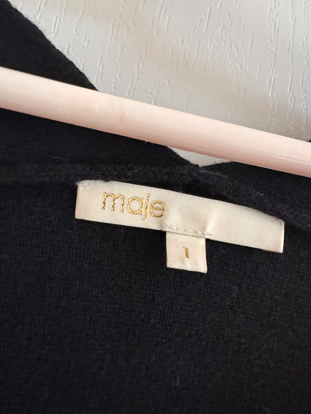 Maje Black Cardigan  Size 1 - photo 2