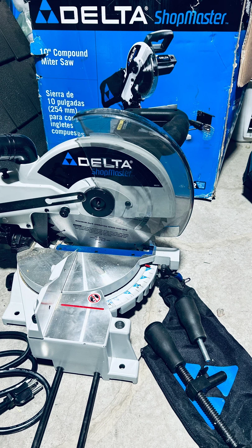 Delta ShopMaster MS275 10” Compound Miter Saw with Original Box