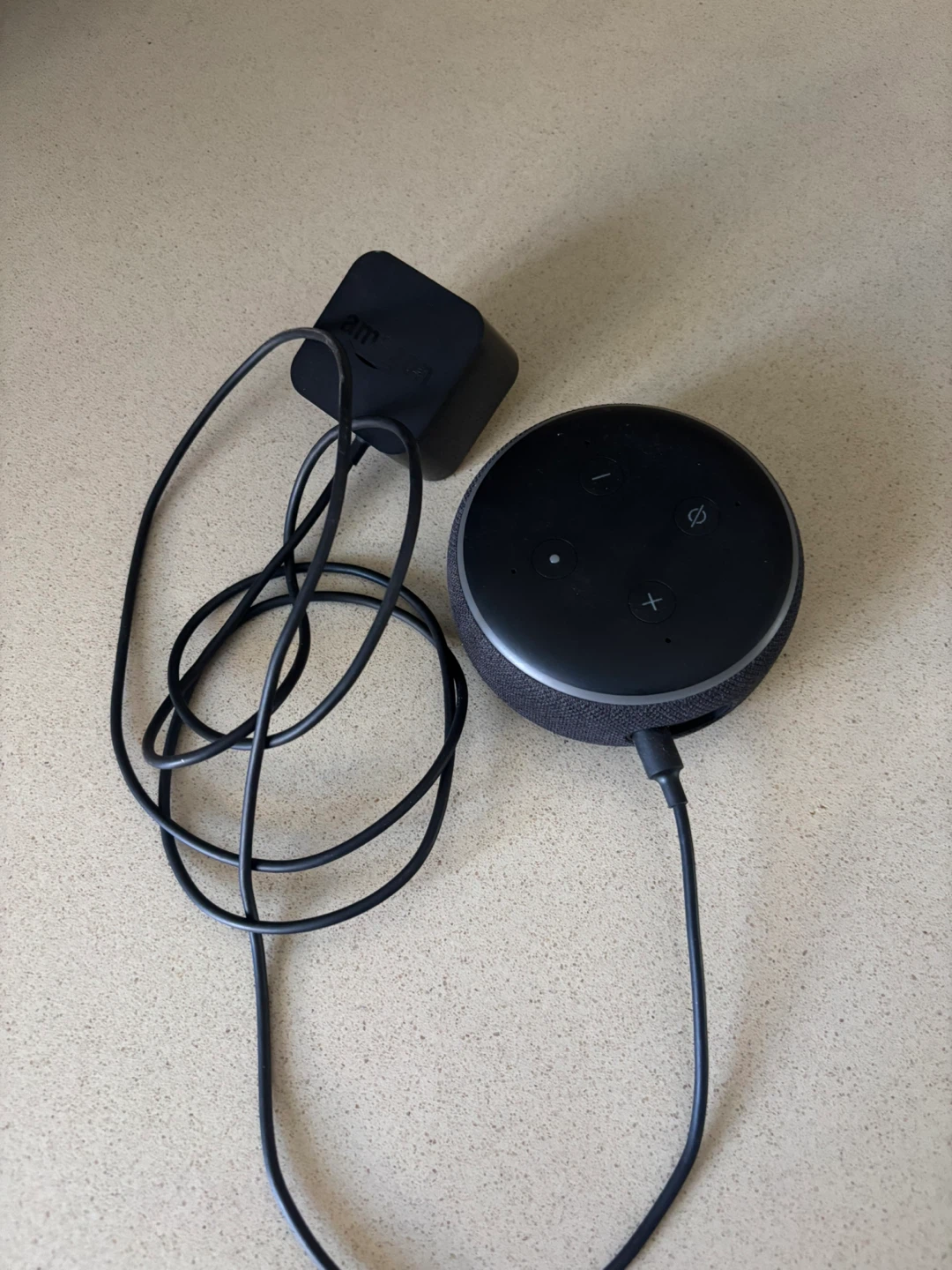 Amazon Echo Dot (3rd Gen) Smart Speaker with Power Adapter - photo 2