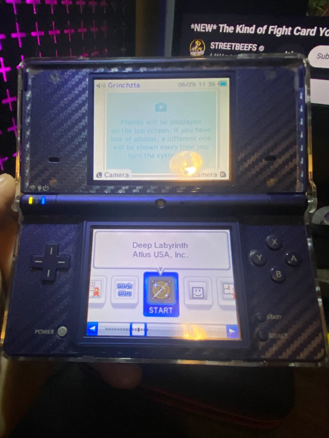 MINT Nintendo DSi Midnight Blue - photo 5