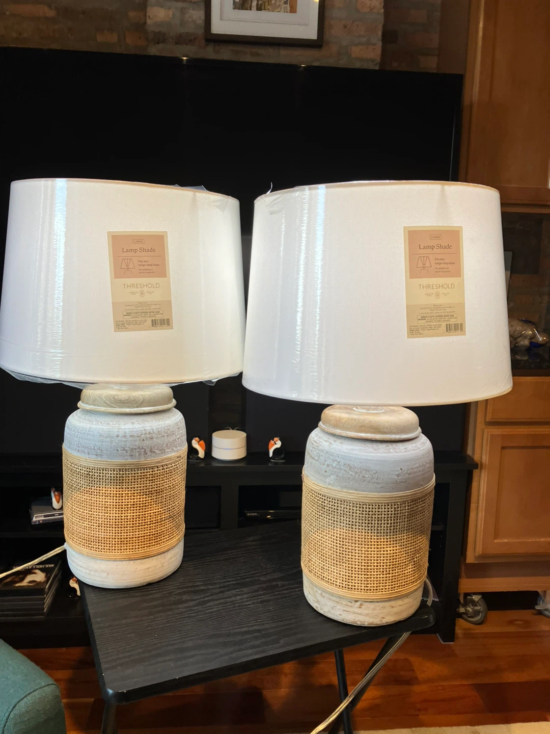 Beachy/ Farmhouse Table Lamps - Set of 2 - photo 3