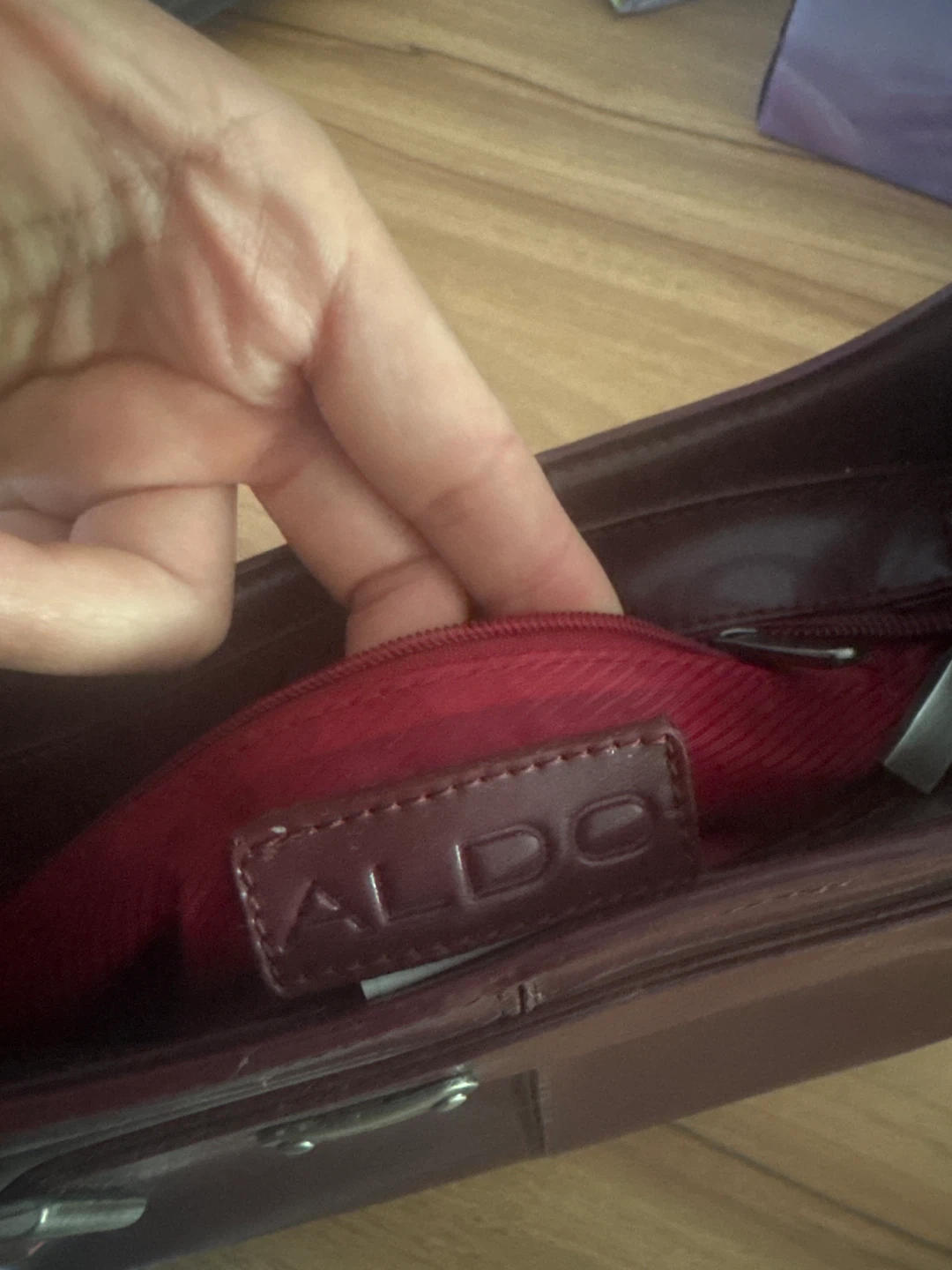 ALDO Shoulder Bag - Burgundy - photo 4