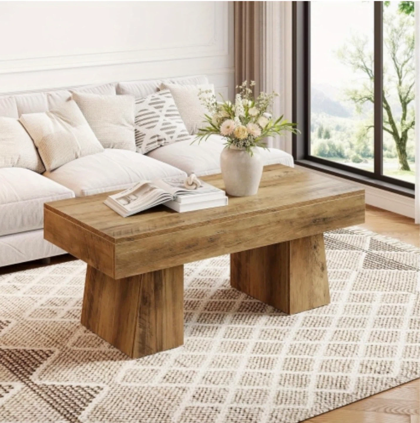 Brand new Tribesigns Room Coffee Table - Rustic Brown