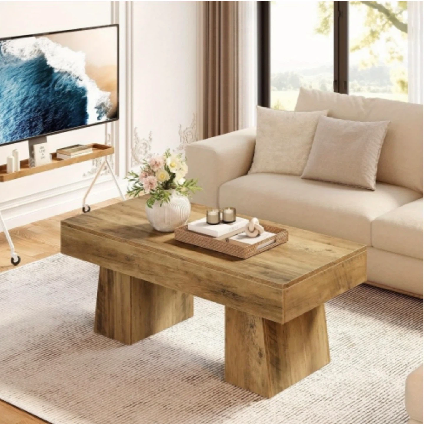 Brand new Tribesigns Room Coffee Table - Rustic Brown - photo 5