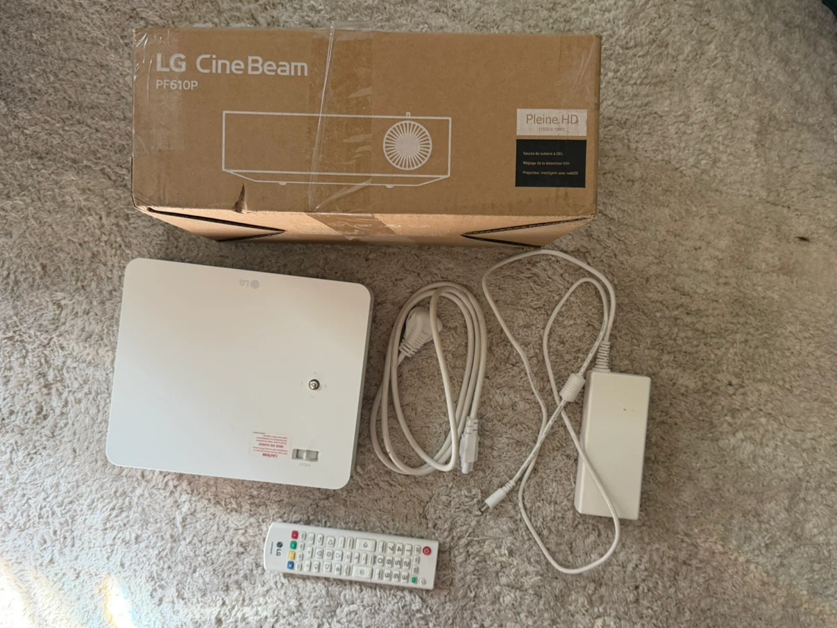 LG CineBeam PF610P Full HD Smart Projector – 1080p, Remote, Box