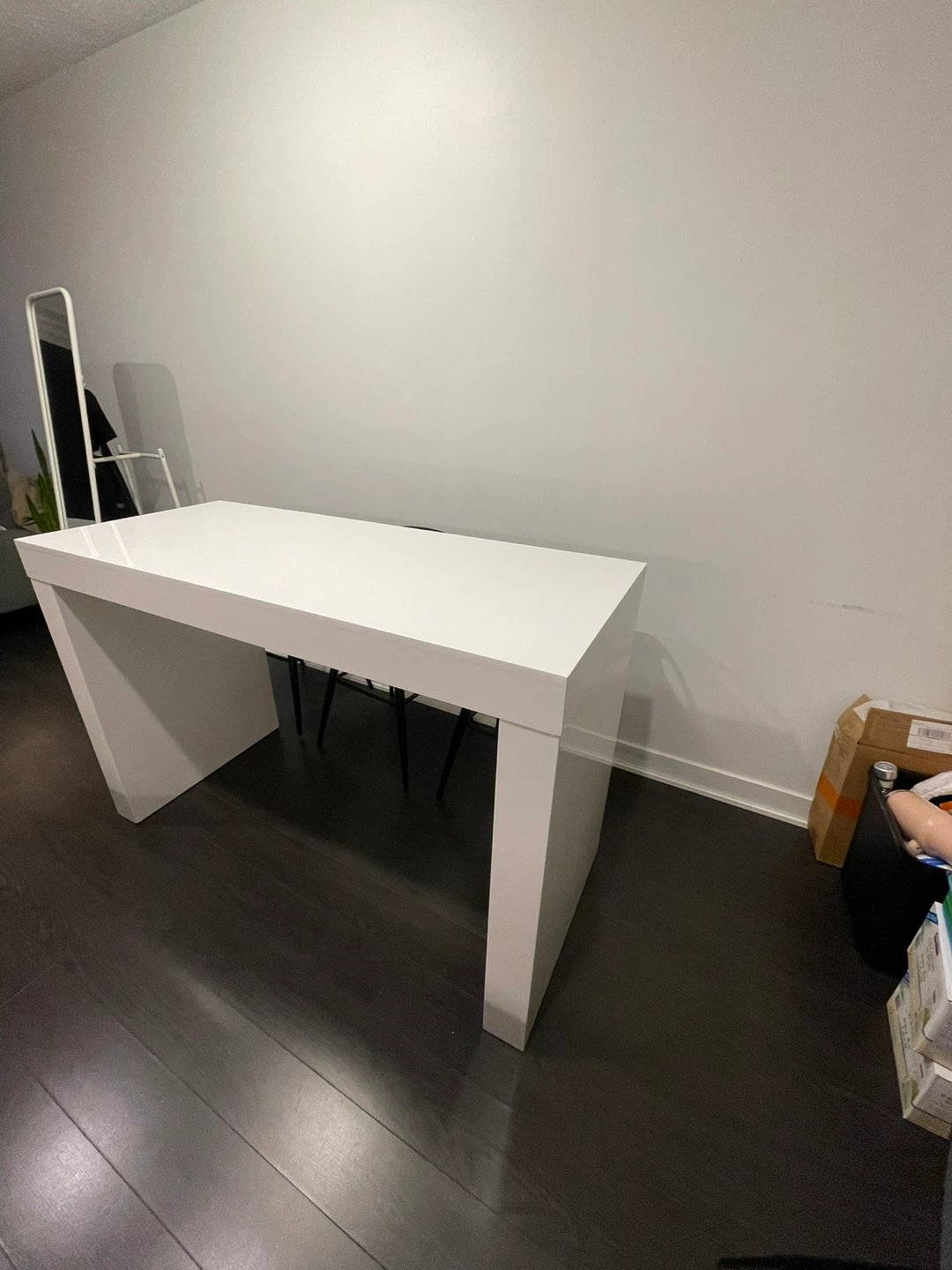 Modern White Counter Height Dinning Table - photo 2