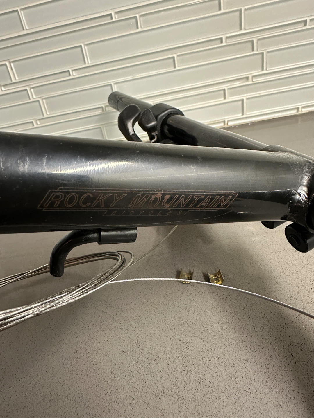 VINTAGE 90s ROCKY MOUNTAIN BIKE PARTS MTB STEM SHIFTER HANDLEBAR - photo 4