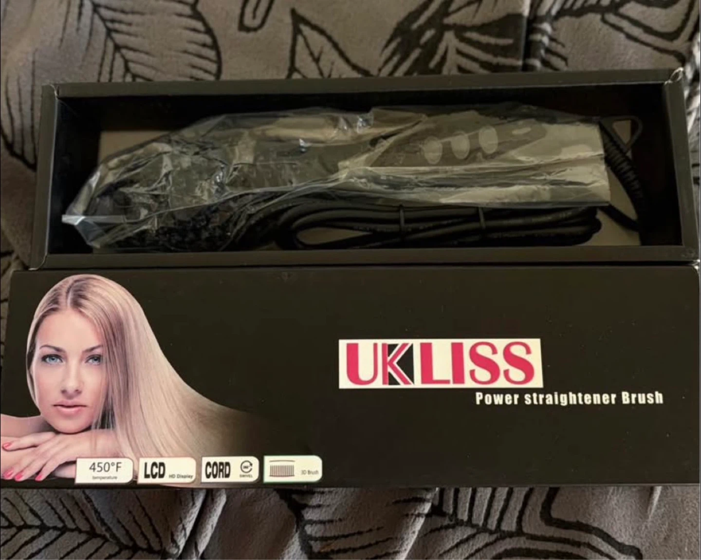 UKLISS Power Straightener Brush